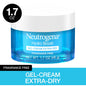 Neutrogena Hydro Boost Hyaluronic Acid Hydrating Water Face Gel moisturizer for dry skin, in a clear jar with refreshing blue label.