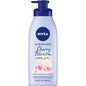 Nivea Oil Infused Body Lotion with Cherry Blossom and Jojoba Oil in a 16.9 fl oz pump bottle, moisturizing and fragrant lotion.