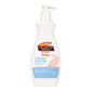 Palmer's Cocoa Butter Baby Lotion moisturizer in a white bottle with a pink cap, designed for gentle baby skin care.