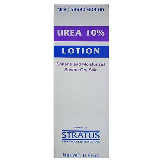 Pasteur Pharmacy Stratus Pharma Urea 10% Lotion, 6 oz bottle, moisturizing lotion for dry skin.