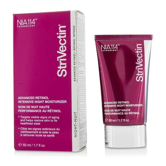 StriVectin AR Advanced Retinol Intensive Night Moisturizer in a jar, hydrating lotion for skin renewal and nighttime skincare.