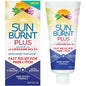 SunBurnt Plus Pain Relief Gel with Lidocaine HCL 4% in a 4 oz tube, designed for soothing pain and skin relief.