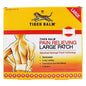 Large Tiger Balm Pain Relieving Hydrogel Patch by Pasteur Pharmacy, four soothing patches for targeted relief, shown on skin.