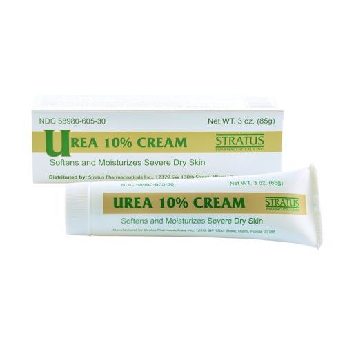 Urea 10% Intensive Hydrating Cream in a 3 oz. tube, therapeutic skin care lotion by Pasteur Pharmacy for deep skin hydration.