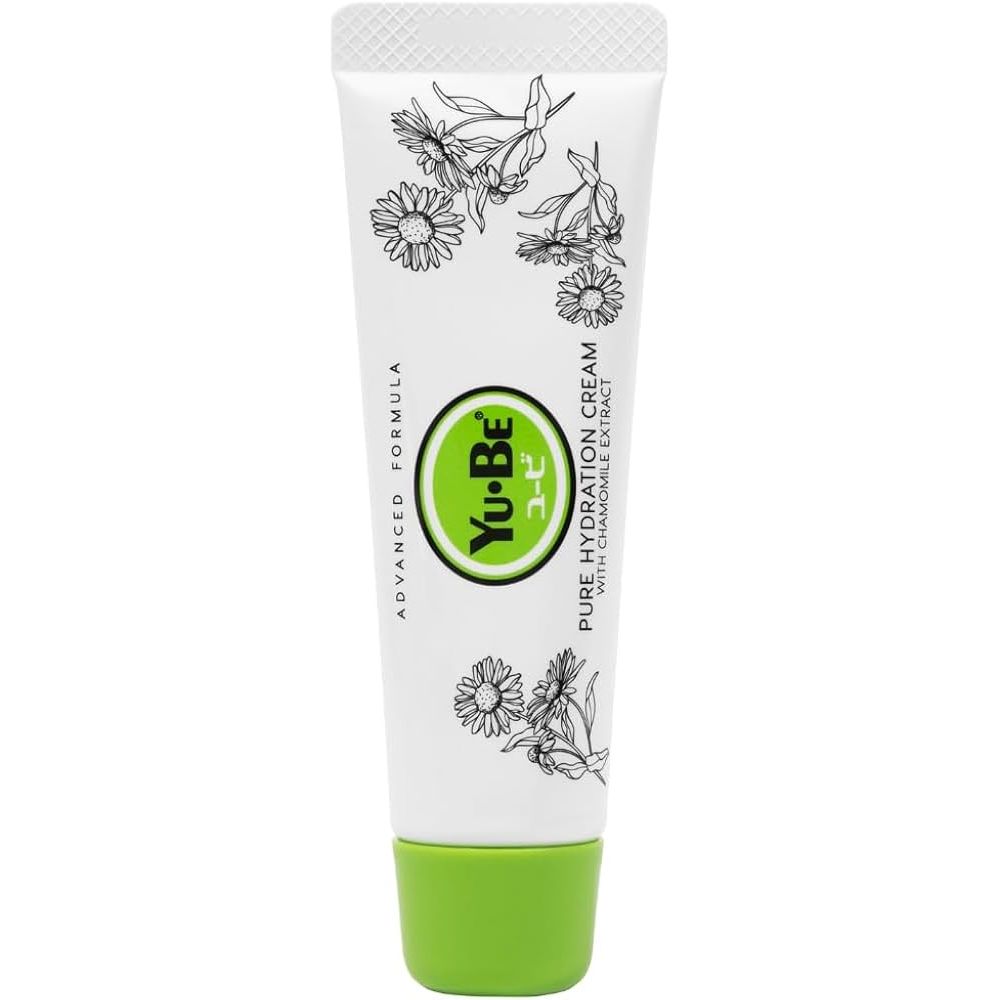 Yu-Be Advanced Formula Pure Hydration Cream in 1 oz jar, moisturizing lotion and skincare product by Pasteur Pharmacy