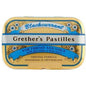Blackcurrant sugar-free lozenges by Grether's Pastilles in 3.75 oz pack, featuring 44 lozenges for soothing relief.
