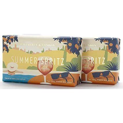 Wavertree & London Australian Natural Summer Spritz luxury soap bar by Pasteur Pharmacy, 7 oz, with elegant packaging and natural ingredients.