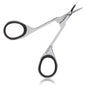 Seki Edge stainless steel make-up scissors with sharp blades for precise grooming, displayed on a white background.