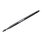 Tweezerman angled brown makeup brush with spoolie for eyebrows, ideal for precise grooming and application.