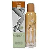 Nyce Legs Spray-On Instant Nylons in Dark Beige, 5 oz makeup product with a natural-looking leg coverage and smooth finish.