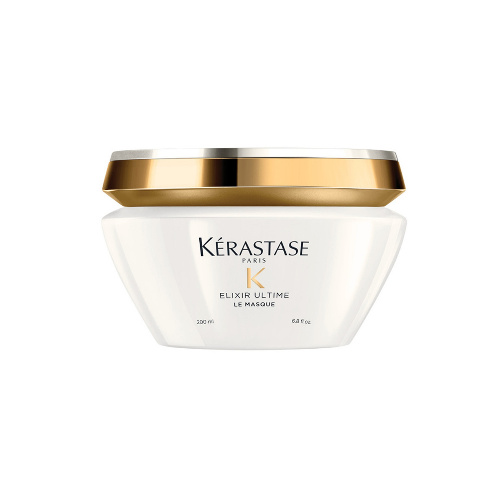 Kerastase Elixir Ultime Le Masque Shine Hair Mask in 200ml, nourishing hair mask with a luxurious shine-enhancing formula