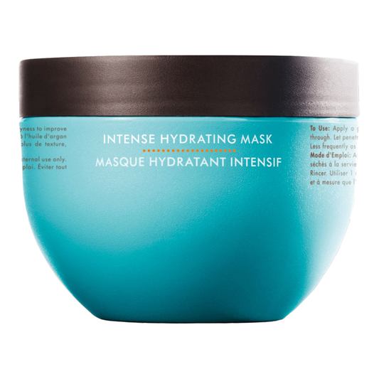 Moroccanoil Hydration Intense Hydrating Mask in 250 ml jar, moisturizing hair mask with nourishing ingredients.