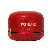 Shiseido Tsubaki Shining Hair Mask in 6.3 oz jar, creamy camellia formula for nourishing and shine-enhancing hair treatment.