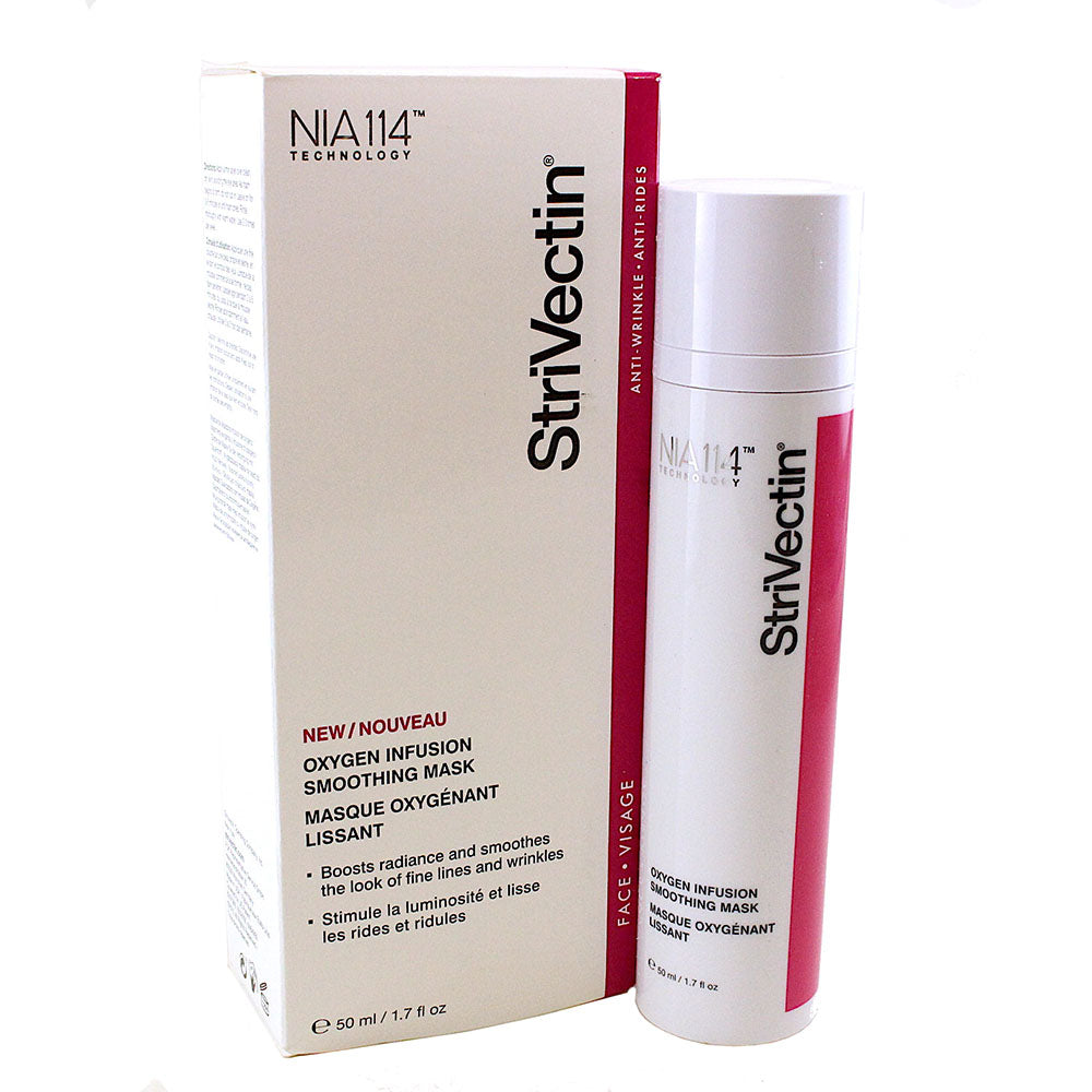 StriVectin Oxygen Infusion Smoothing Mask in 1.7 oz jar, hydrating skincare mask with oxygen infusion for refreshed, smooth skin