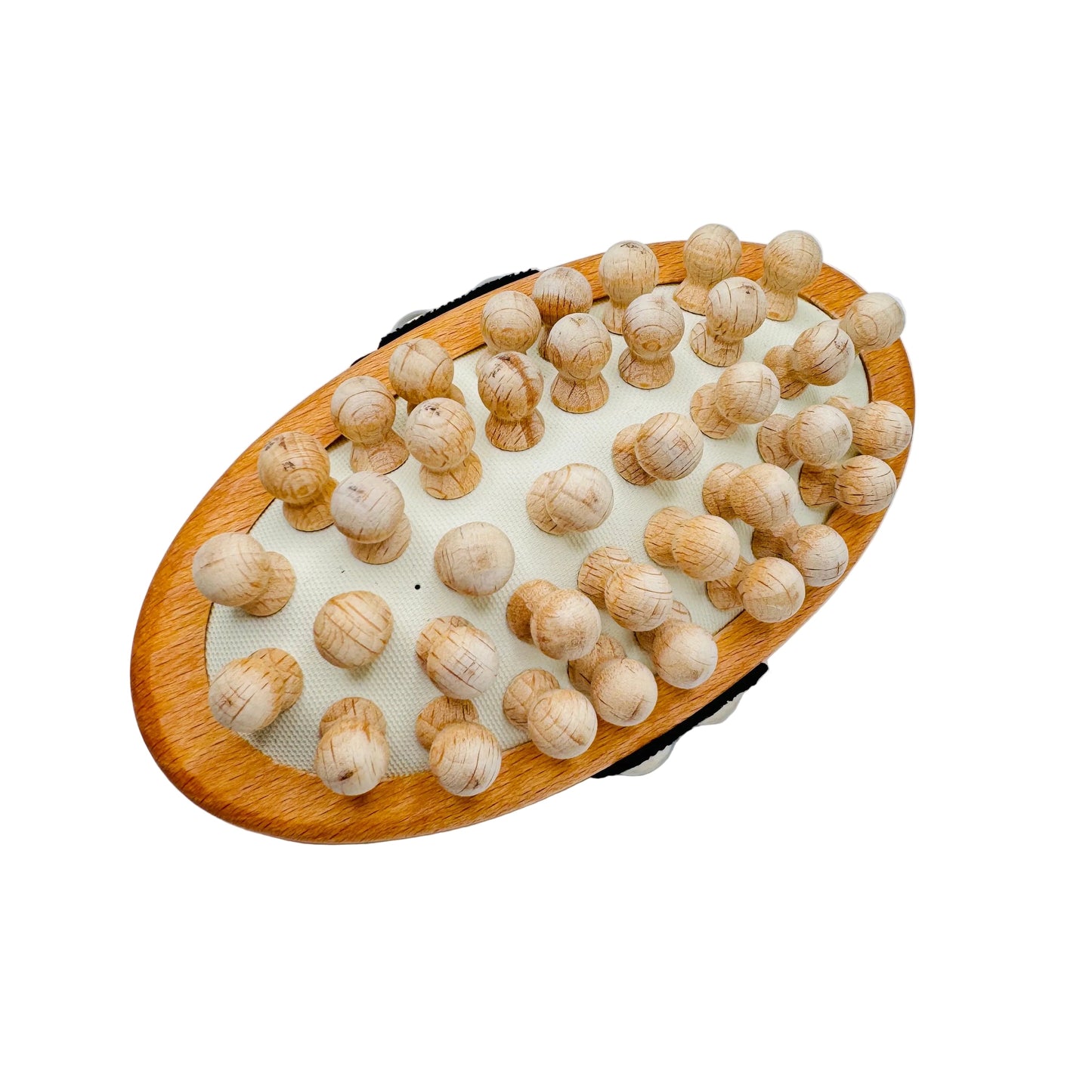 Dural Massage Brush with olive wood handle and wooden knobbles for soothing massage therapy by Pasteur Pharmacy