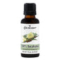 Cococare 100% eucalyptus massage oil in a 1 oz bottle, with a clear label showing eucalyptus leaves and massage oil branding.
