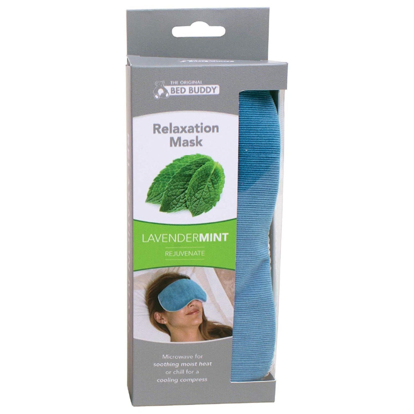 Lavender and mint Bed Buddy Relaxation Mask by Pasteur Pharmacy, designed for soothing massage and relaxation.