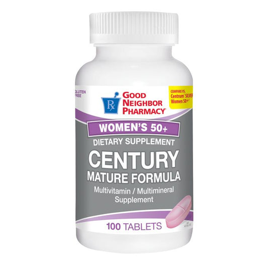 Pasteur Pharmacy Good Neighbor Pharmacy Century Mature Women 50+ Tablets, 100 count, dietary supplement for mature women.