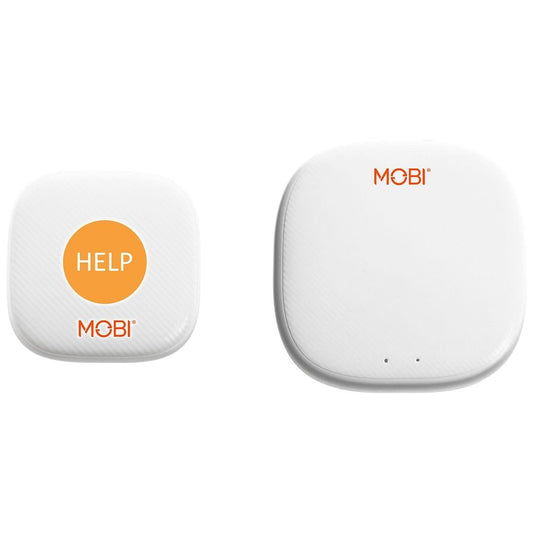 MOBI Connect Smart Wi-Fi Caregiver Support Monitoring System with alert button, medical alarm system for emergency assistance