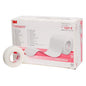 3M Transpore plastic medical tape 1/2 inch by 10 yards, transparent, in a box of 24 rolls, used for medical wound care.