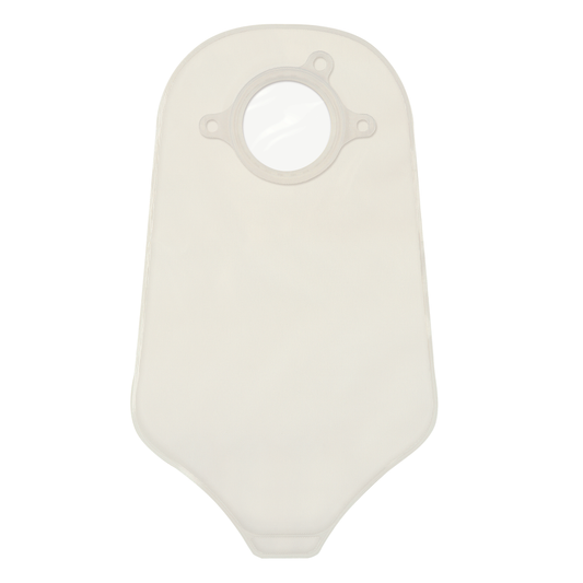 Convatec Surfit Natura Urostomy Pouch 2-Piece System, 10-inch drainable, medical urostomy pouch for urinary diversion.