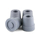 Gray Quad Cane Tips by Pasteur Pharmacy, 1/2 inch, essential medical supply for cane stability and support.