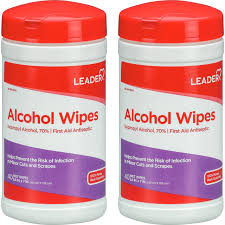 LDR Hand Sanitizer Wipes by Pasteur Pharmacy, medical wipes with 70% ethyl alcohol, 135-count for hygiene and sanitization.