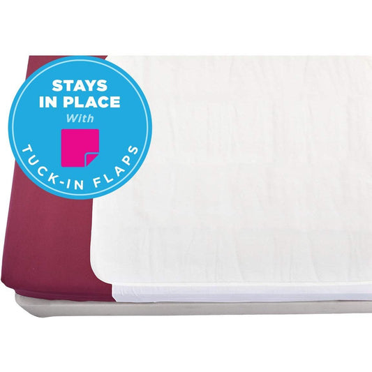 Medical waterproof reusable mattress overlay from Pasteur Pharmacy with 100% cotton skin for comfort and protection.