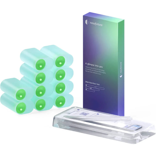 NOWFUTURE Personalized Nutrition DNA Test Kit by Pasteur Pharmacy, medical DNA testing kit for nutrition insights.