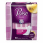 Six Poise bladder control pads in a case, medical-grade absorbent pads from Pasteur Pharmacy for bladder management.