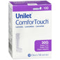 Unilet Comfortouch 30G super thin lancets for blood glucose testing, 100 count, medical device from Pasteur Pharmacy.
