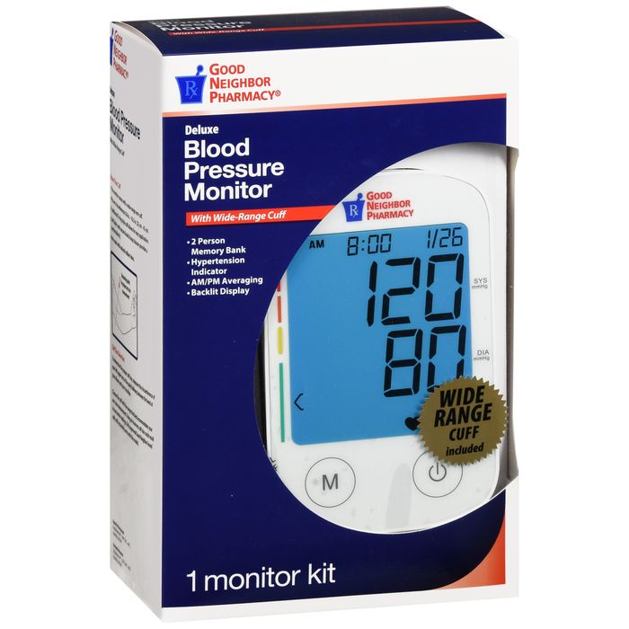 Blood pressure monitor arm cuff from Pasteur Pharmacy, a medical device for accurate blood pressure readings.