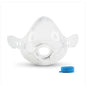 Pediatric aerosol mask by Pasteur Pharmacy with blue and clear plastic design for children’s medical respiratory therapy
