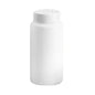 Six-ounce white HDPE dispensing bottles with twist-top caps, shown in a 24-pack for medical supply use.