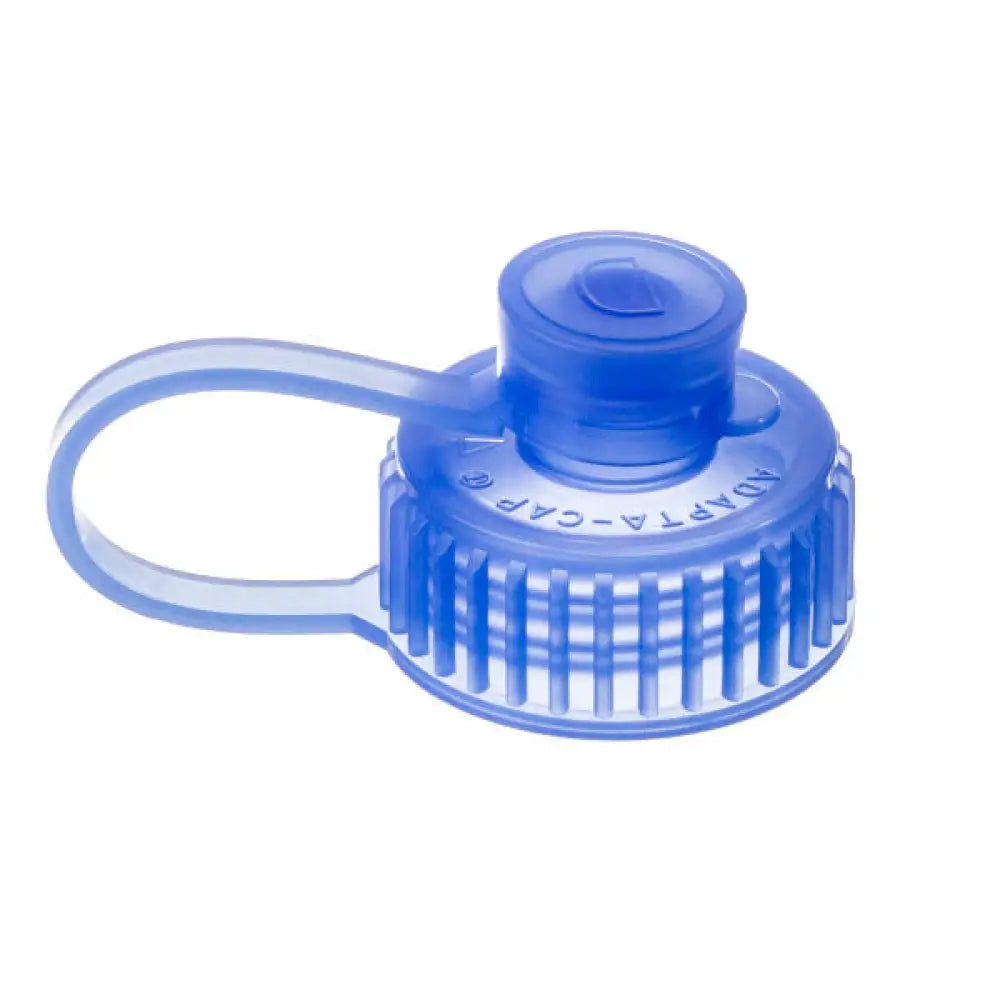 Box of 24mm Adapta Cap D-Style Closures from Pasteur Pharmacy, medical supplies for secure container sealing, 100 count.