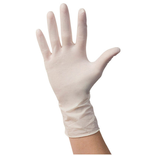 Cardinal Health Med Latex Exam Gloves, non-sterile, medium size, 5.1 mil thickness, medical supply from Pasteur Pharmacy