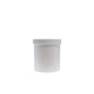Set of nine Centor white plastic ointment jars, 16 oz each, used for medical ointments and supplies.