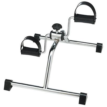 Compass Health Carex Pedal Exerciser, a compact medical pedal exerciser for low-impact leg and arm exercise.
