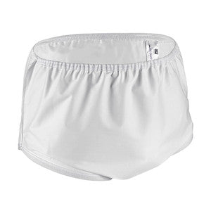 White unisex nylon pull-on Sani-Pant™ brief by Pasteur Pharmacy, XL size, designed for medical use and comfort.
