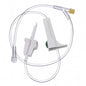 Fluid transfer set FT1100L by Pasteur Pharmacy, 30-inch medical supply in a case of 50, used for medical fluid transfer applications.