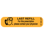Pasteur Pharmacy Label Last Refill medical supplies box with 177 labels for prescriptions or organization.