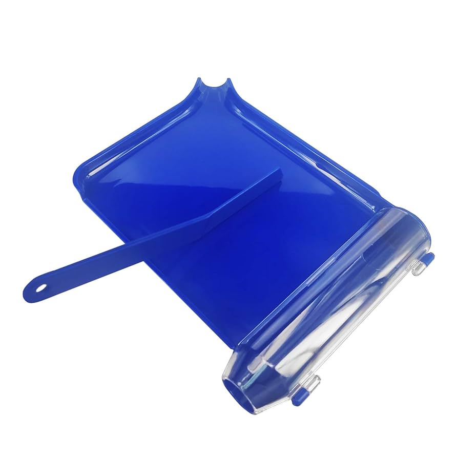Left-handed pill counting tray and spatula set with dual spouts by Pasteur Pharmacy, designed for accurate medication counting.