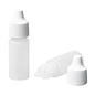 Set of 24 sterile plastic dropper bottles, 7 ml capacity, used for medical supplies and precise liquid dispensing.