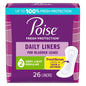 Poise Panty Liners with light absorbency, medical supplies from Pasteur Pharmacy, thin and discreet for daily comfort.