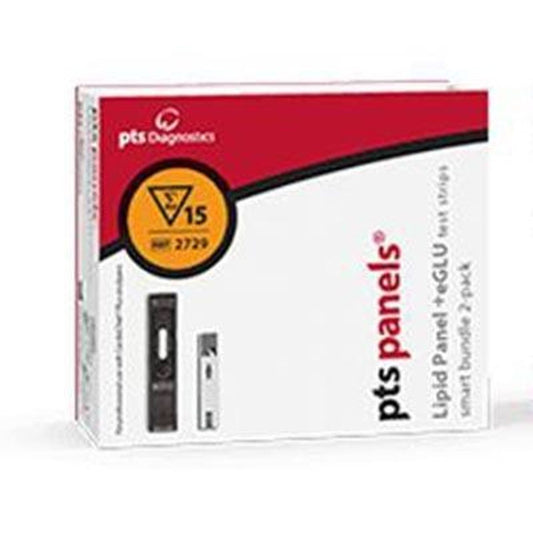 Pasteur Pharmacy PTS Diagnostics CardioChek Plus Lipid and eGLU Smart Bundle medical test kit with testing devices and supplies.
