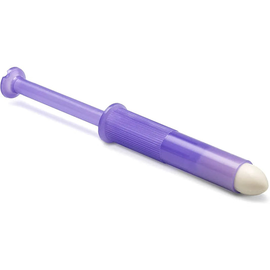 Purple rectal suppository applicators by Pasteur Pharmacy, 2.5–3 mL capacity, 12-pack of medical supplies.
