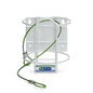 Rx Destroyer Pro Series 64 oz. bottle mount with security cable for medical waste disposal, branded by Pasteur Pharmacy.
