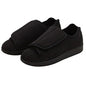 Silverts women's extra extra wide black easy closure slippers, medical supplies, comfortable footwear for easy wear.