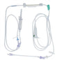 Medical supplies: Pasteur Pharmacy universal pump IV administration set with CARESITE needle-free connector, case of 24.