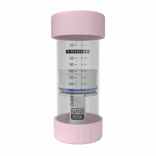 Pink UnoDose™ Metered-Dose Topical Applicator 42 mL pack of 25 medical supplies from Pasteur Pharmacy